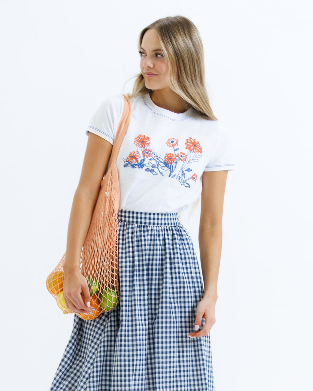 Camille - Cross Stitch Tee
