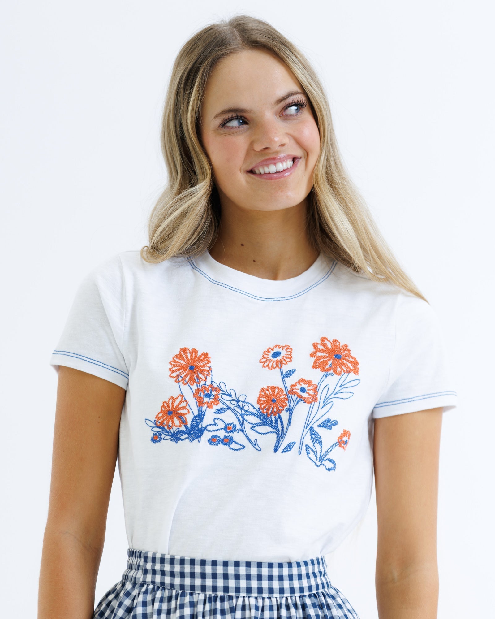 Camille - Cross Stitch Tee