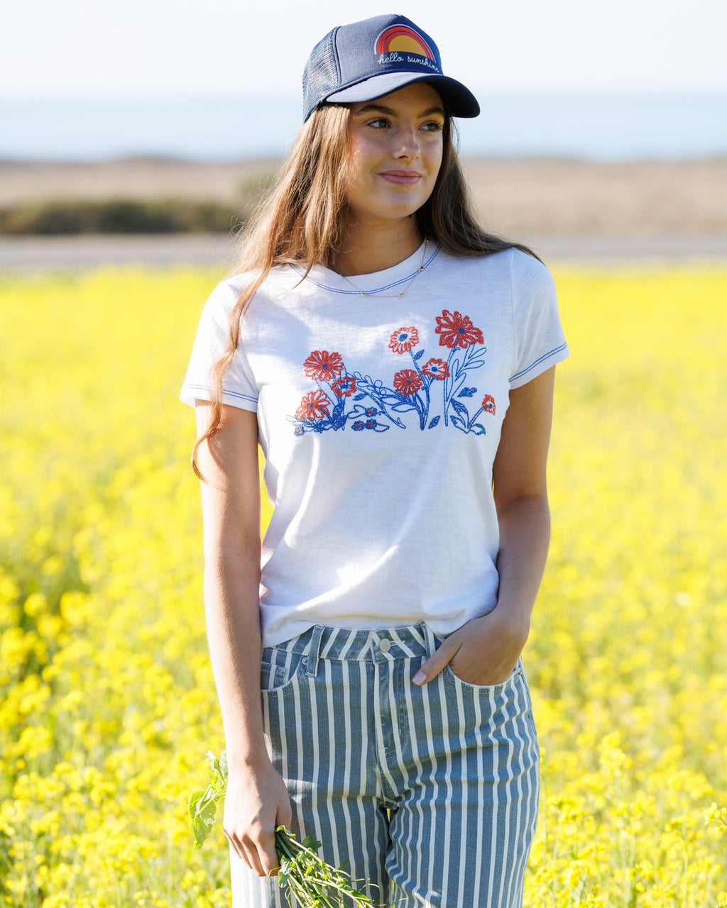 Camille - Cross Stitch Tee
