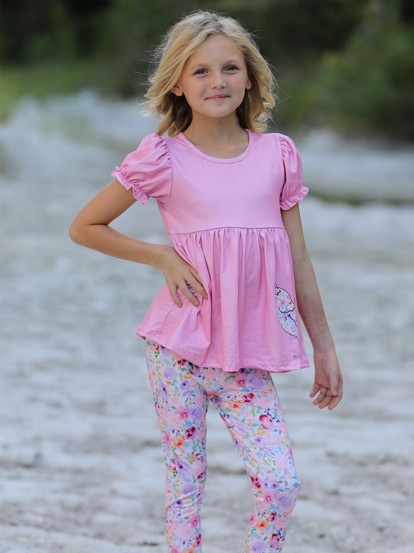 Kira - Farm Animals Bell Bottoms Outfit