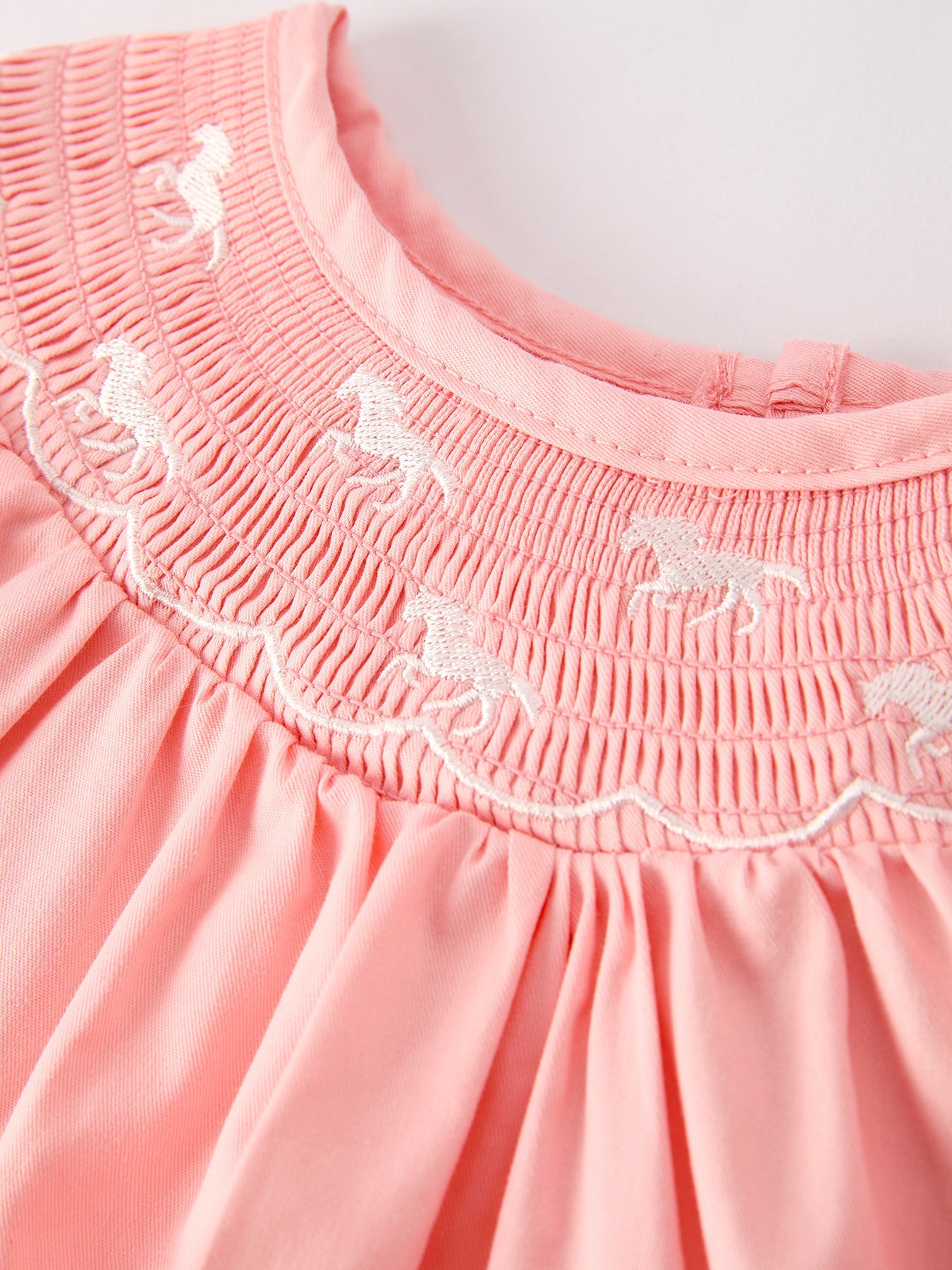 Taylor - Girl's Horse Embroidered Dress