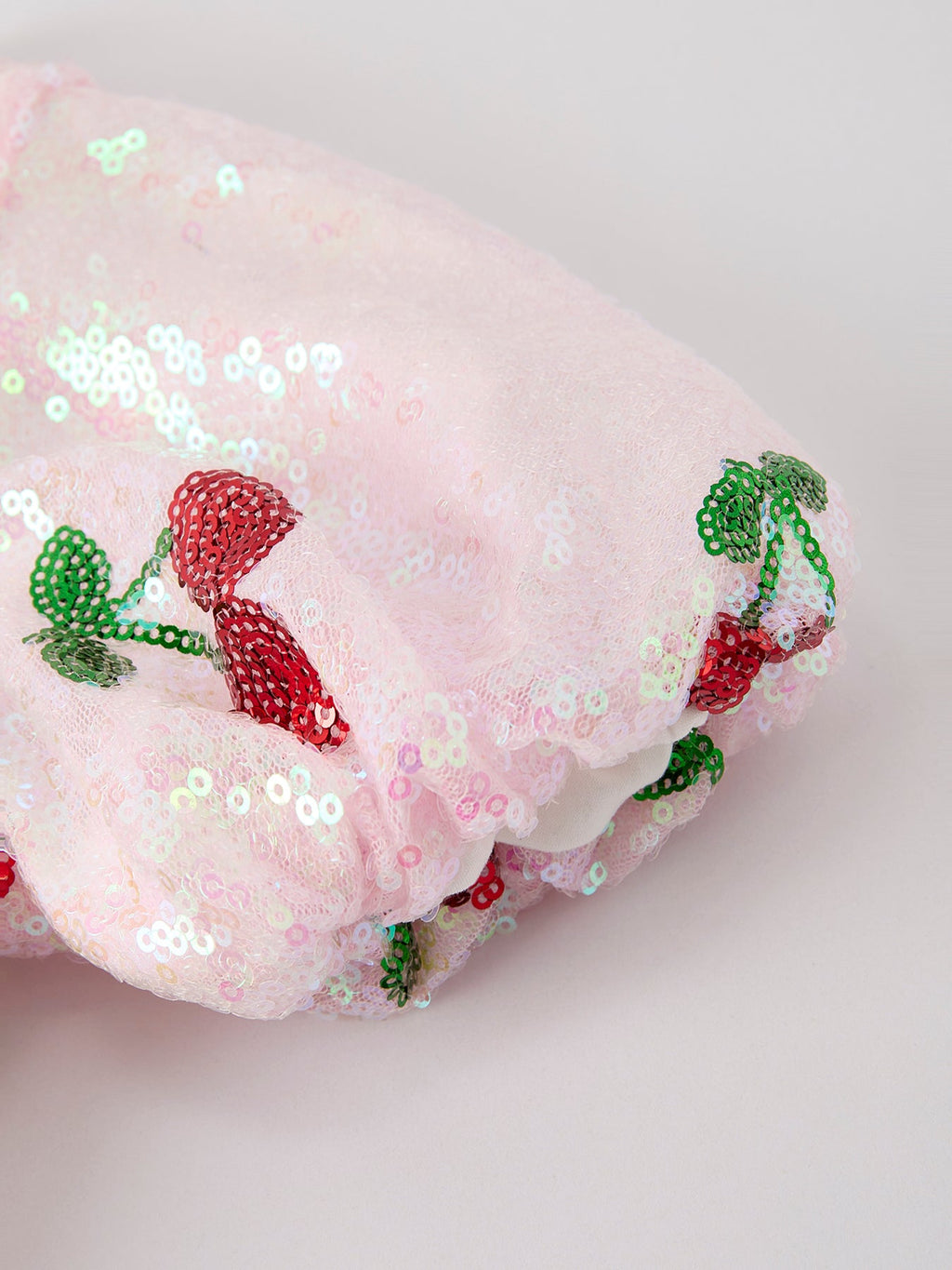 Nina - Girl's Cherry Sequins Dress
