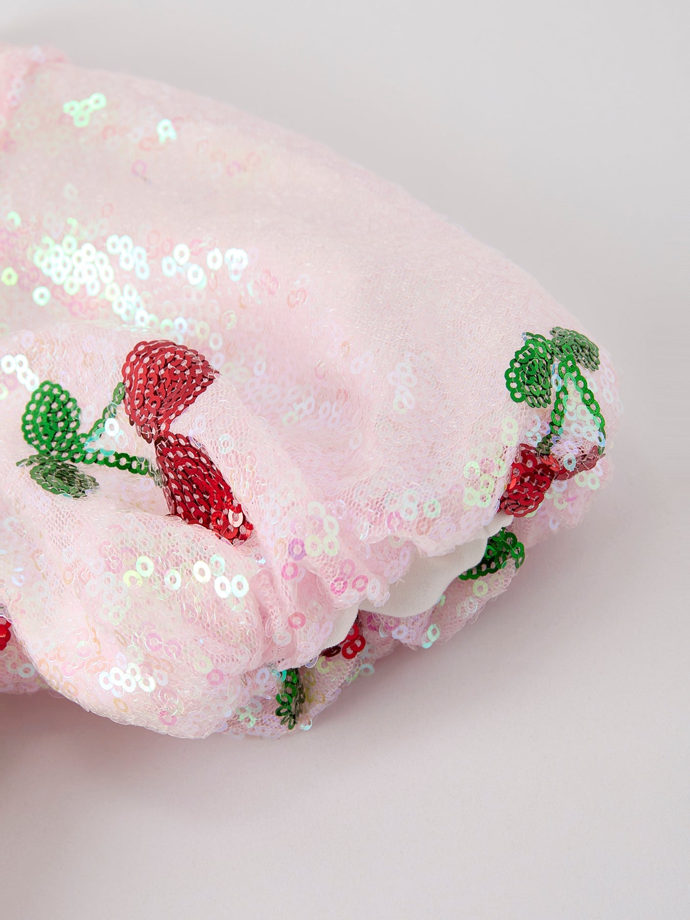 Nina - Girl's Cherry Sequins Dress