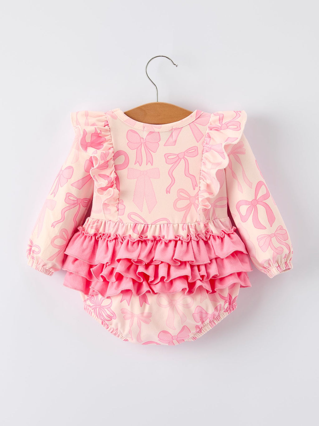 Brielle - Baby Girl's Bow Romper
