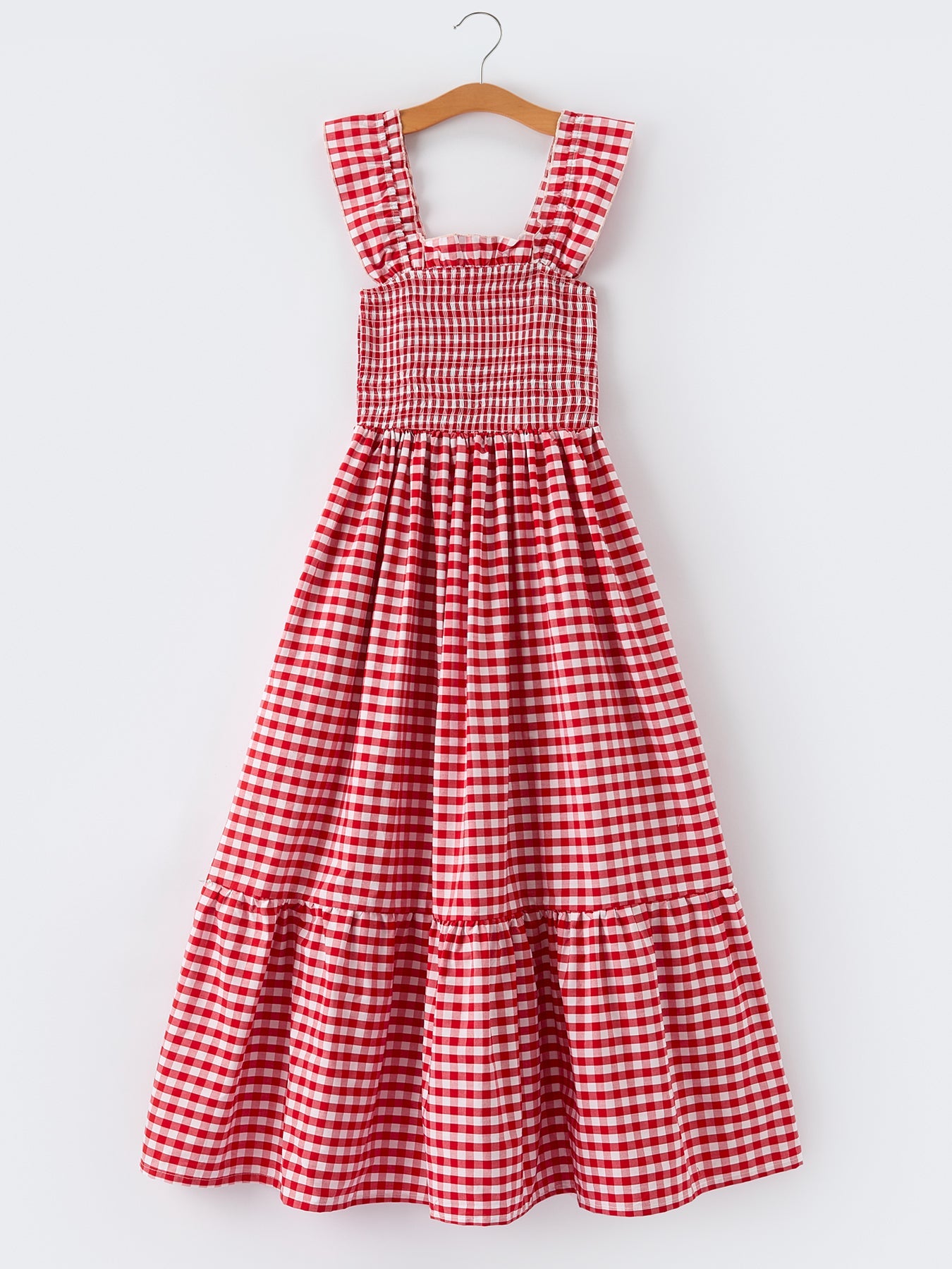 Sarah - Mommy & Me Plaid Adult Dress