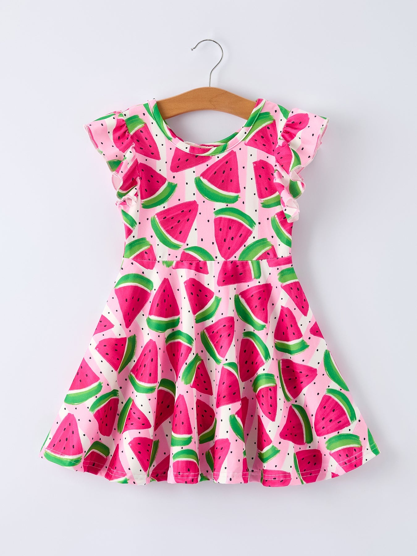 Gigi - Girl's Watermelon Dress