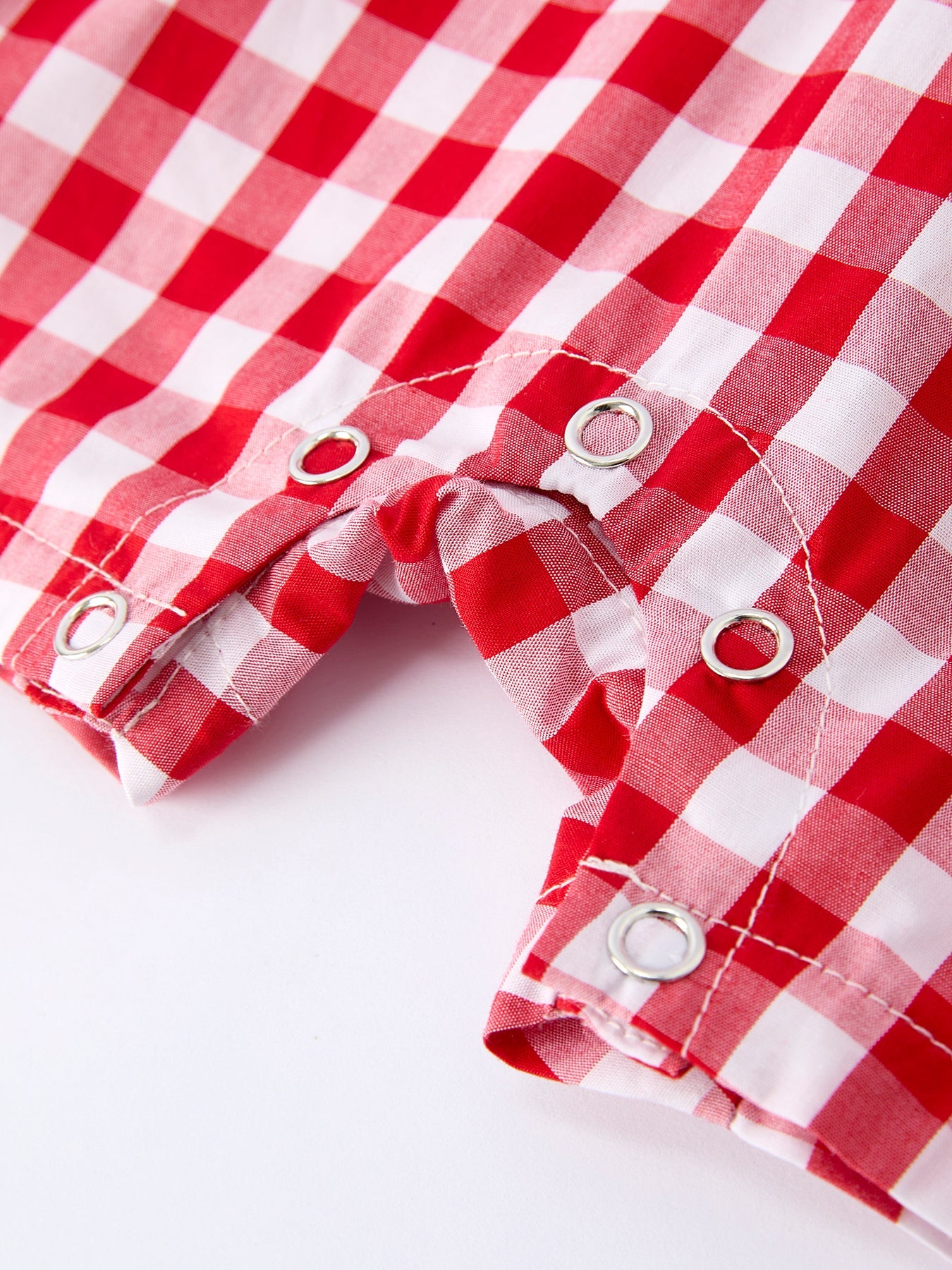 Oliver Boy's Plaid Romper