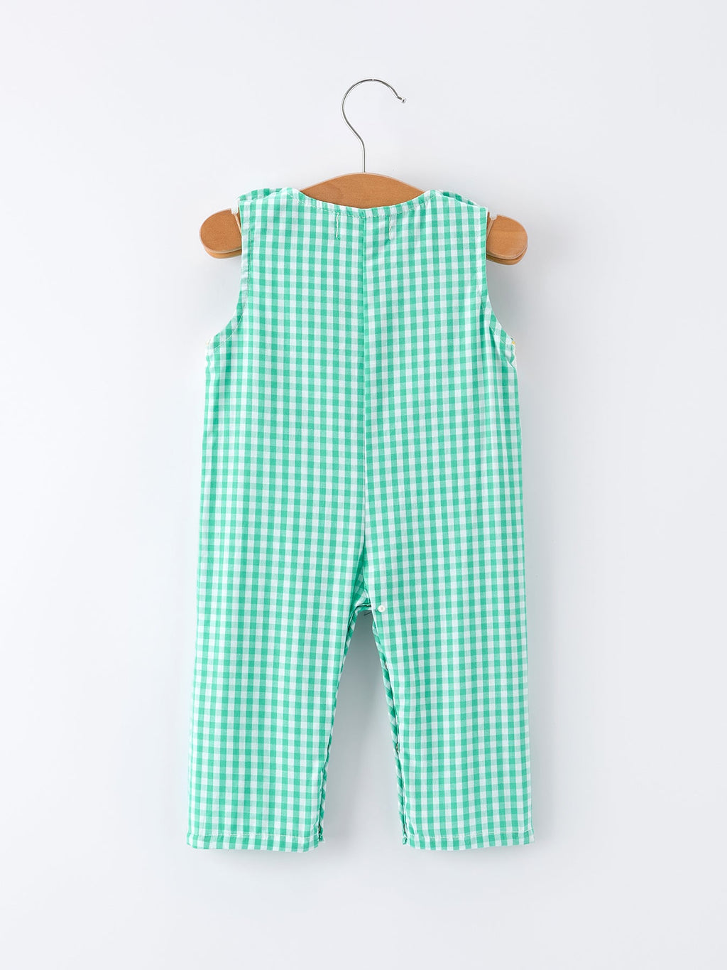 Asher - Pickle Ball Embroidered Green Baby Boy’s Romper