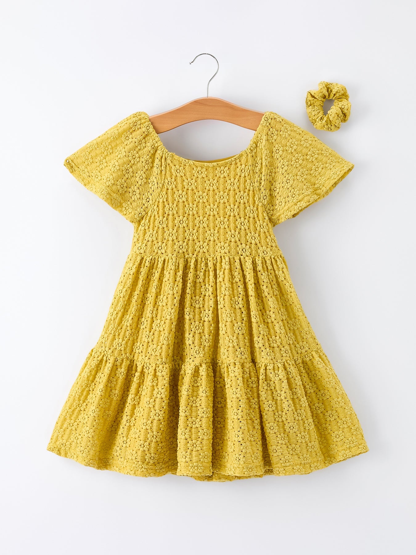 Mila Tiered Dress & Scrunchie Set