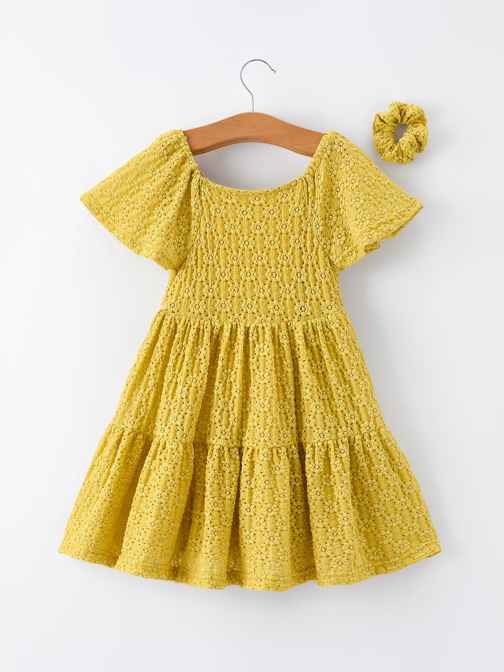 Mila Tiered Dress & Scrunchie Set