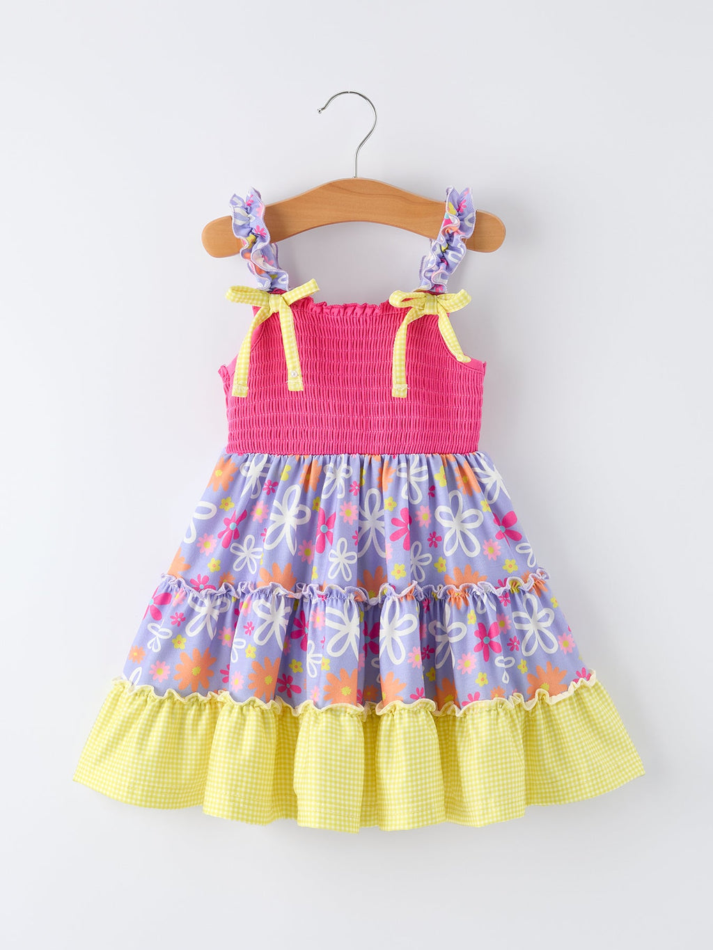 Maya Ruffle Smocked Dress