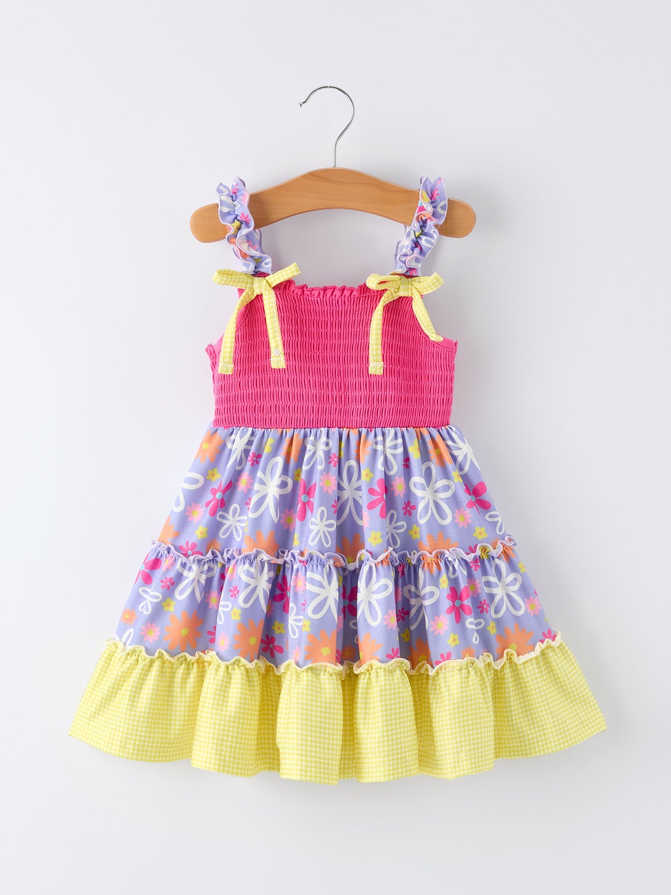 Maya Ruffle Smocked Dress