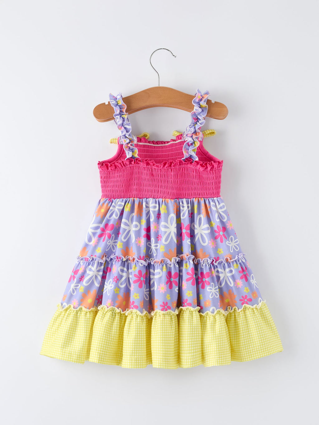 Maya Ruffle Smocked Dress
