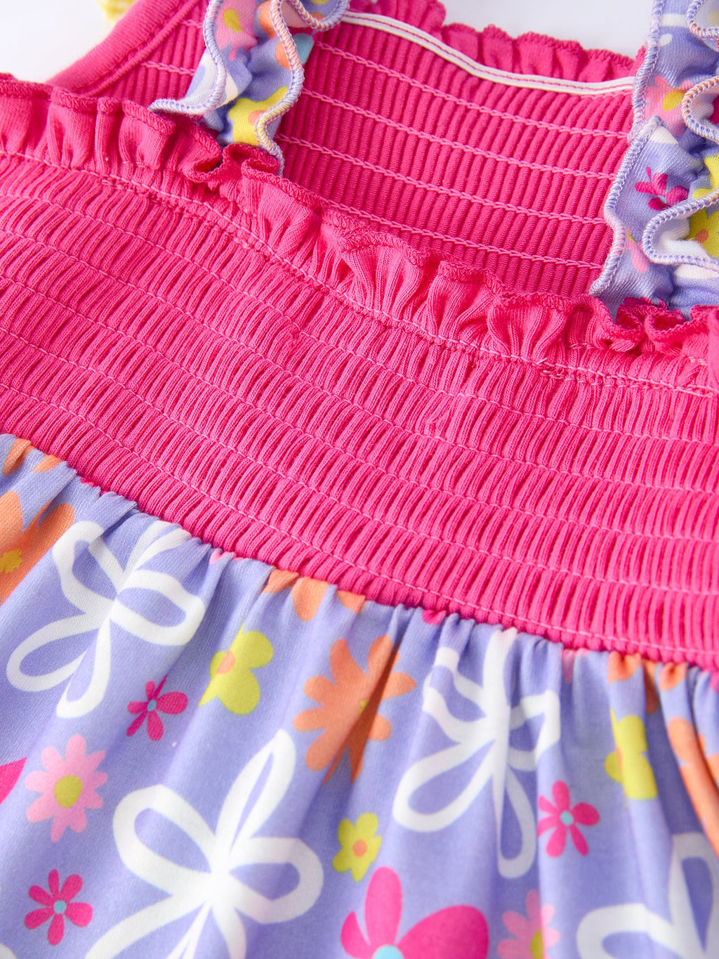 Maya Ruffle Smocked Dress