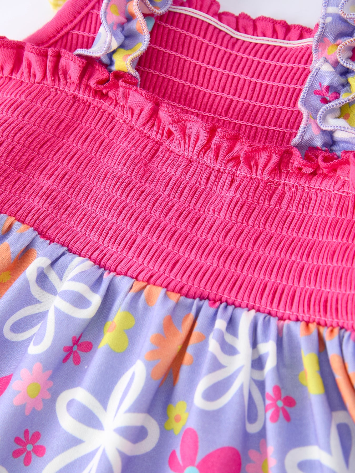 Maya Ruffle Smocked Dress