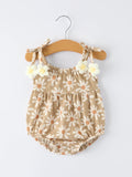 Penelope Mini - Floral Daisy Baby Girl Romper