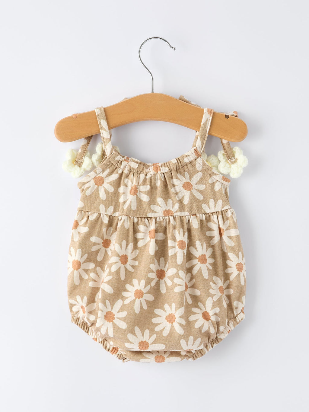 Penelope Mini - Floral Daisy Baby Girl Romper
