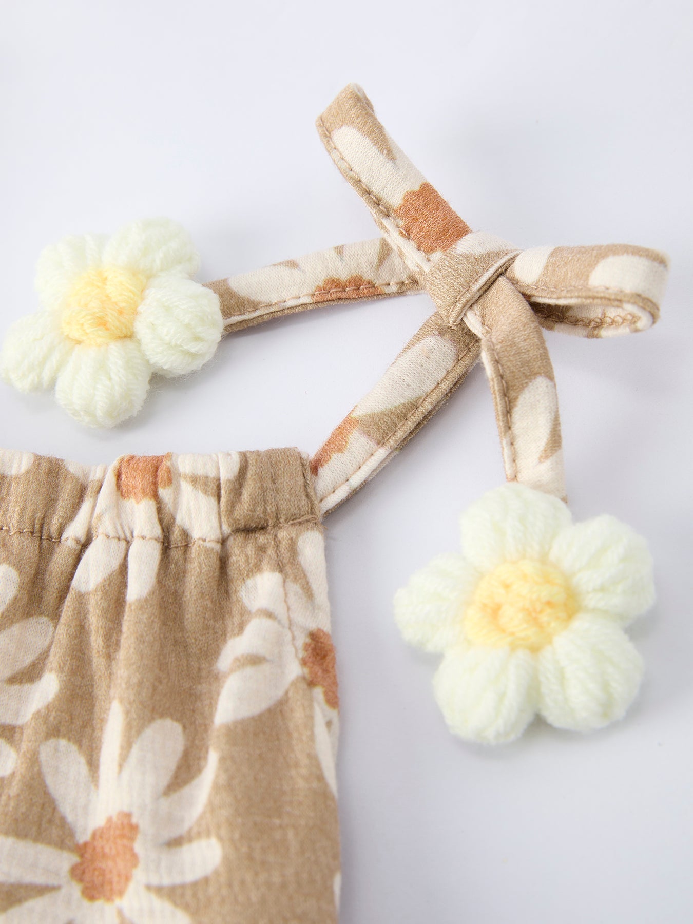 Penelope Mini - Floral Daisy Baby Girl Romper