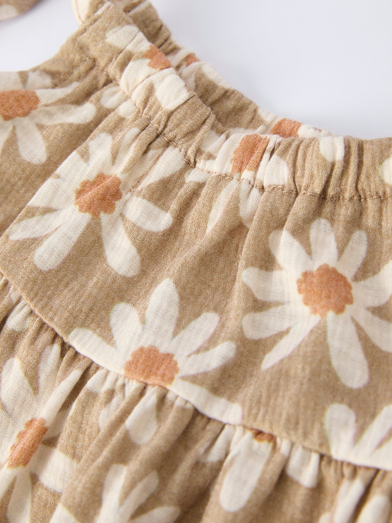Penelope Mini - Floral Daisy Baby Girl Romper