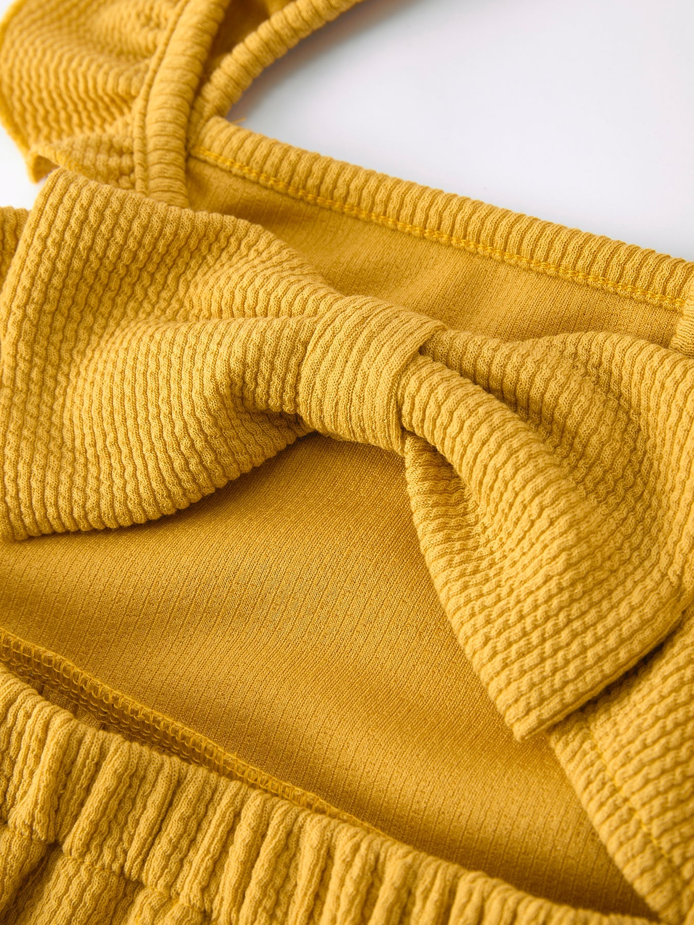 Aria - Girls’ Daisy and Mustard Yellow Dress 2-piece Set