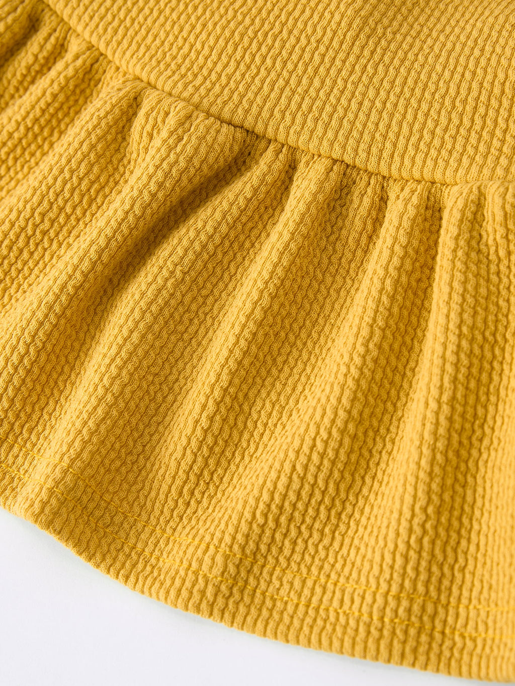 Aria - Girls’ Daisy and Mustard Yellow Dress 2-piece Set