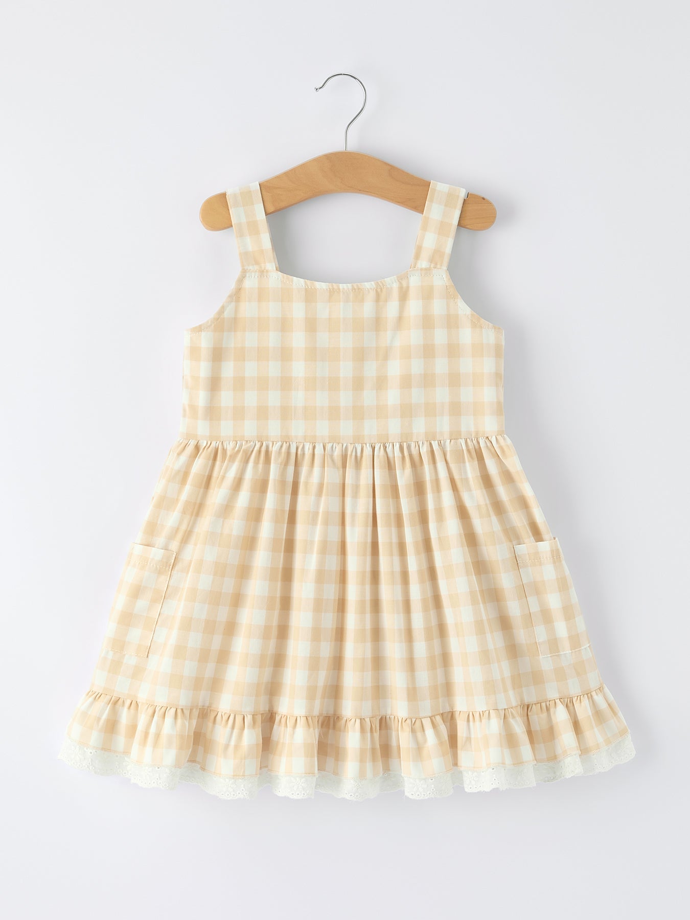 Mommy & Me Plaid Dress With Pockets