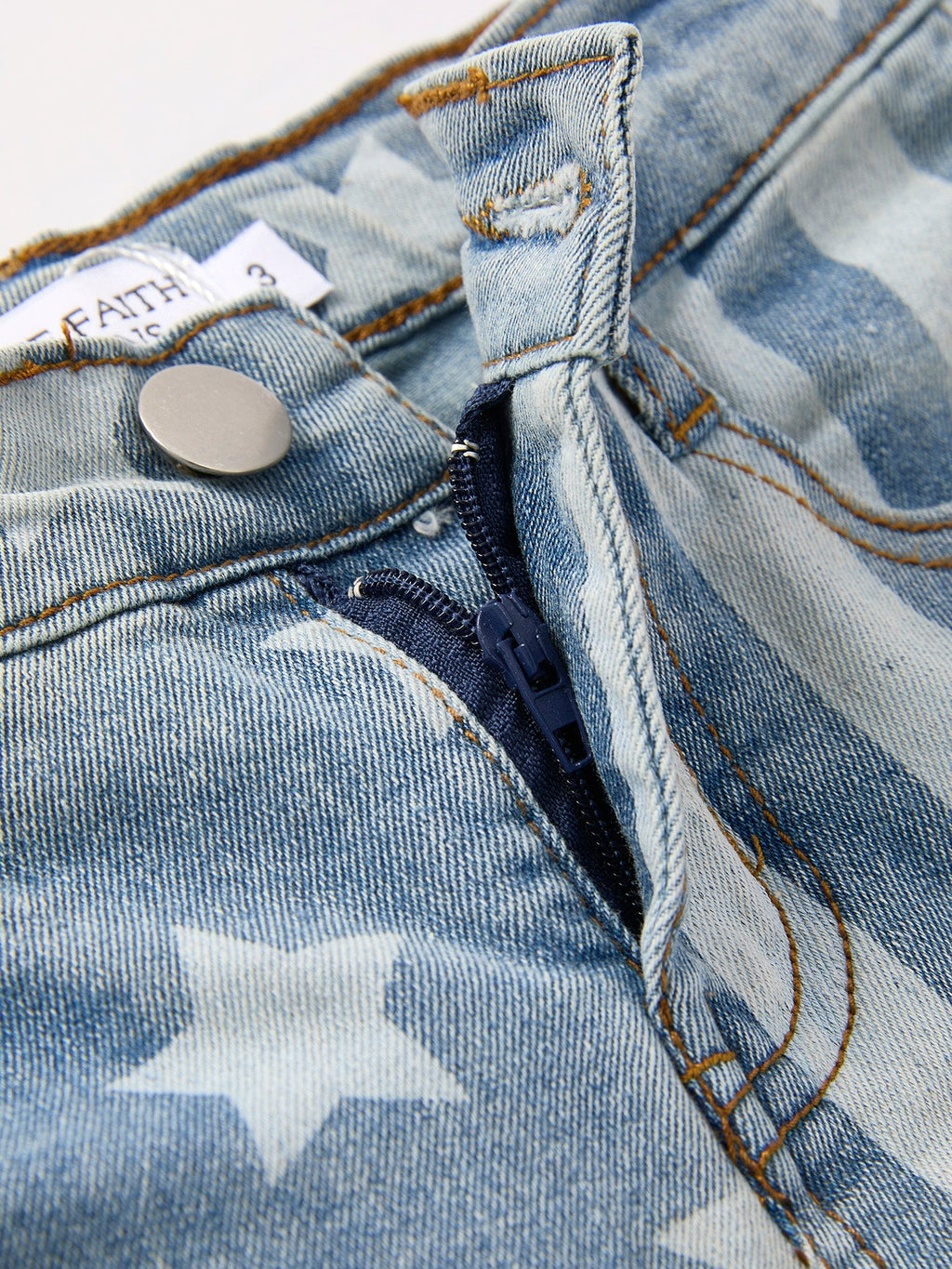 Kaia - 4th of July Patriotic Star & Stripe Flare Jeans