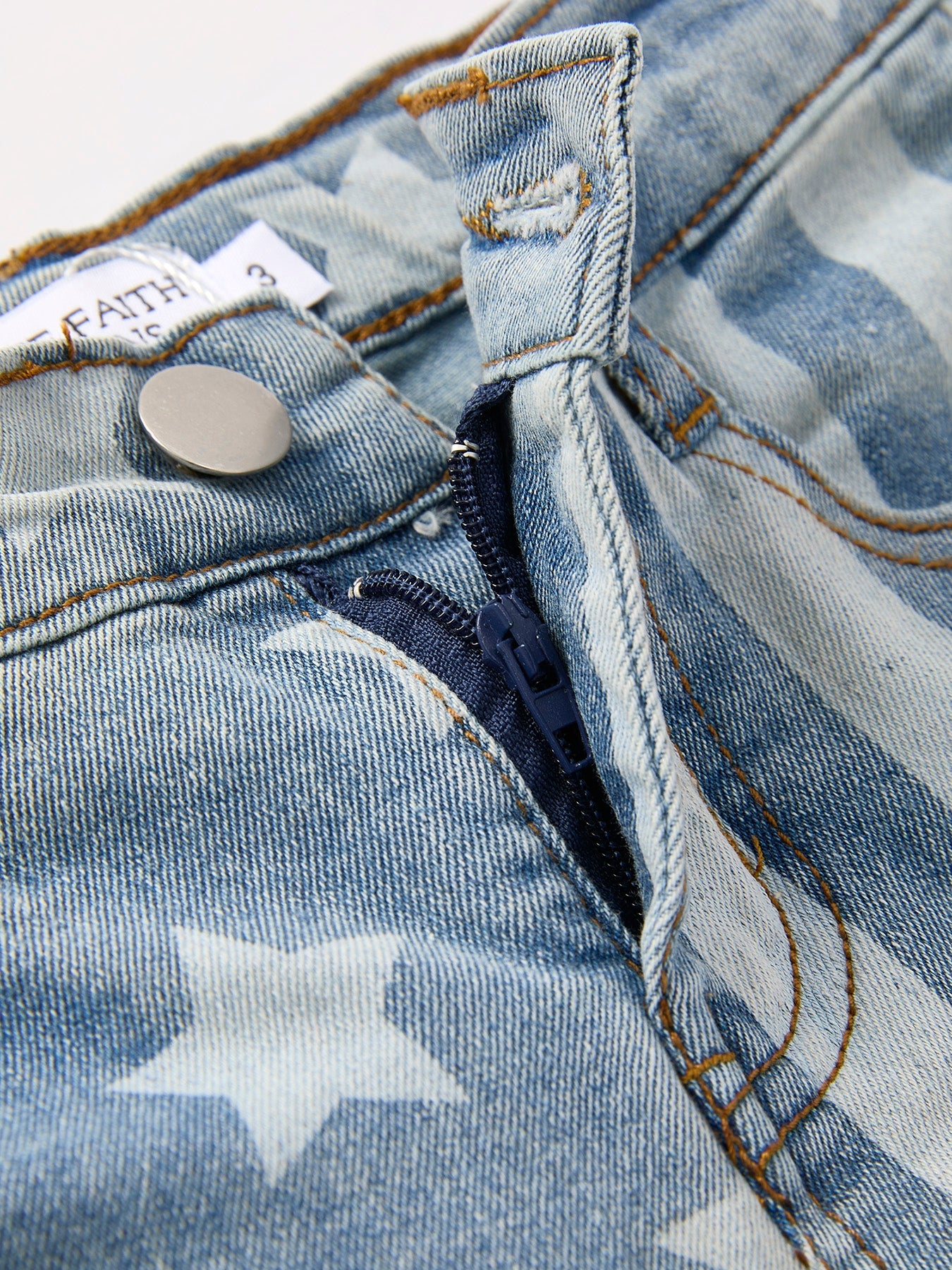 Kaia - 4th of July Patriotic Star & Stripe Flare Jeans