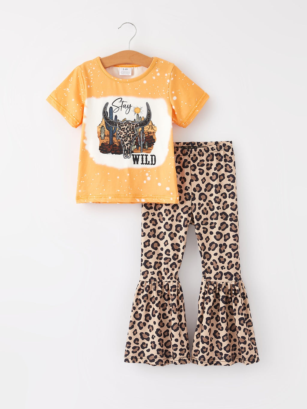 Jayla - Western Leopard Print Girl's Set