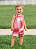 Oliver Boy's Plaid Romper