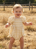 Mommy & Me Plaid Baby Girl Romper