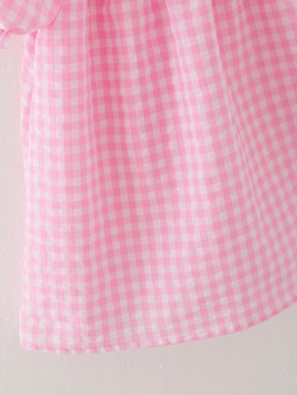 Ellie - Pink Farm Embroidered Girls Dress