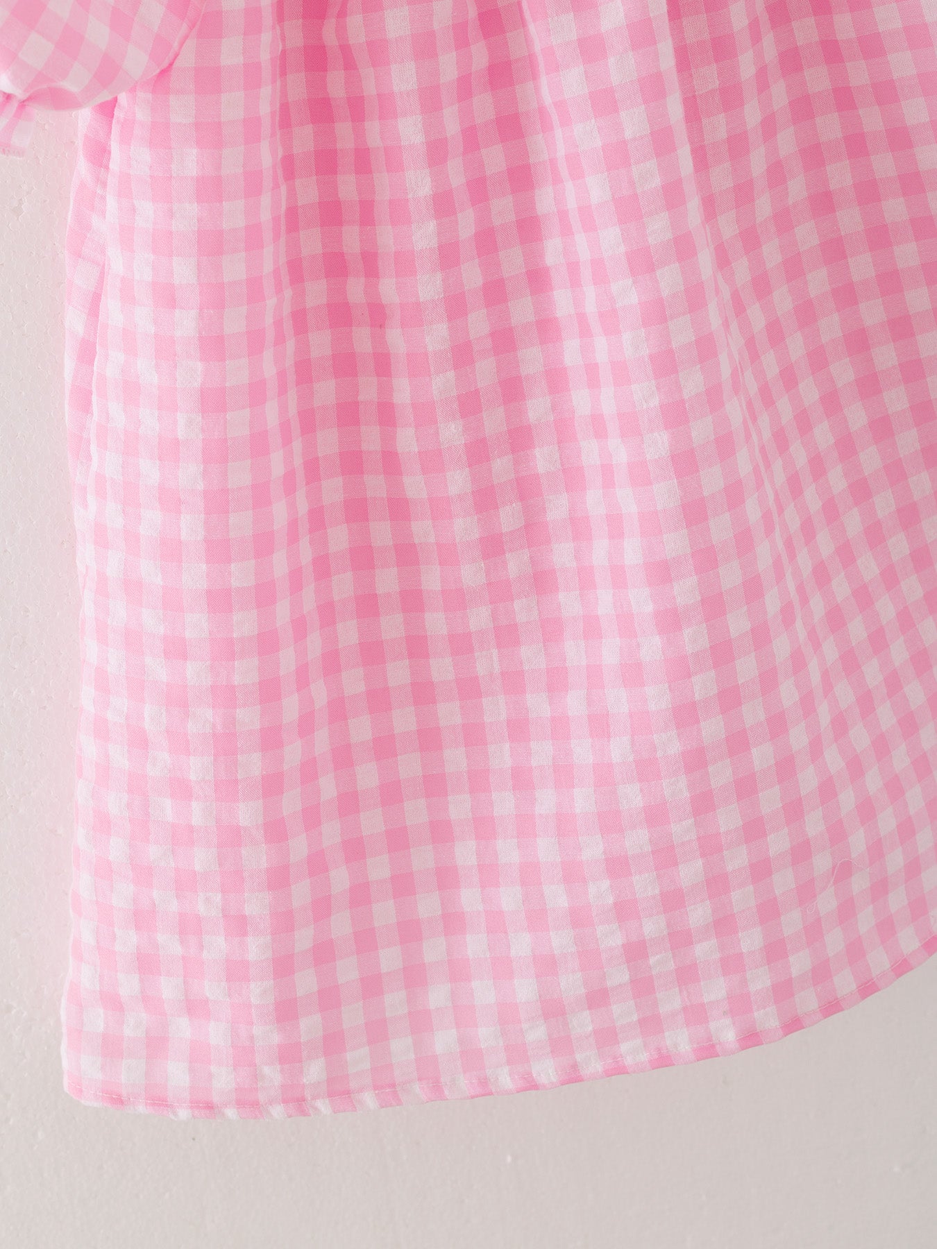 Ellie - Pink Farm Embroidered Girls Dress