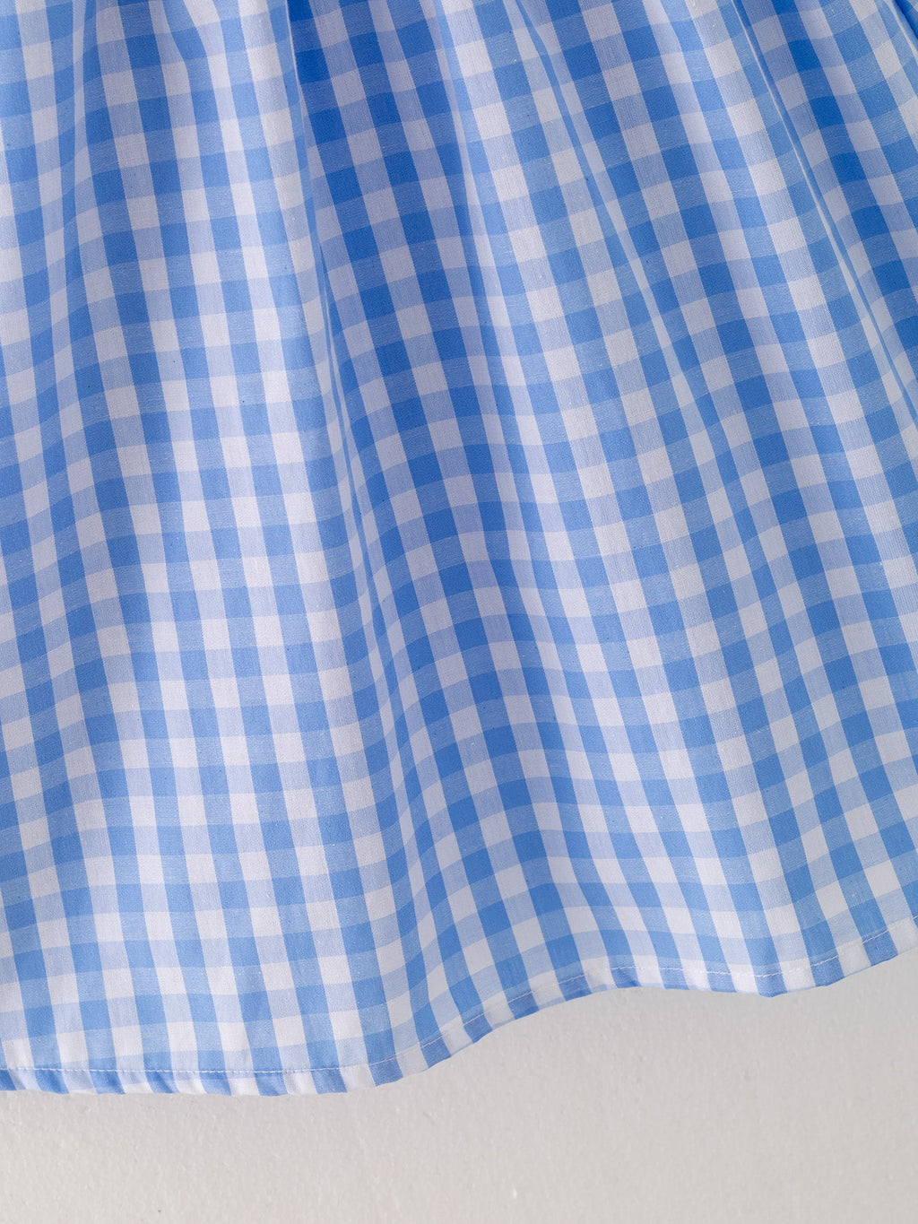 Ellie - Farm Blue Embroidered Girls Dress