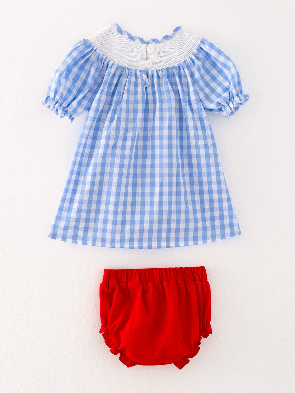 Kira Mini - Farm Embroidered Baby Girl’s Outfit