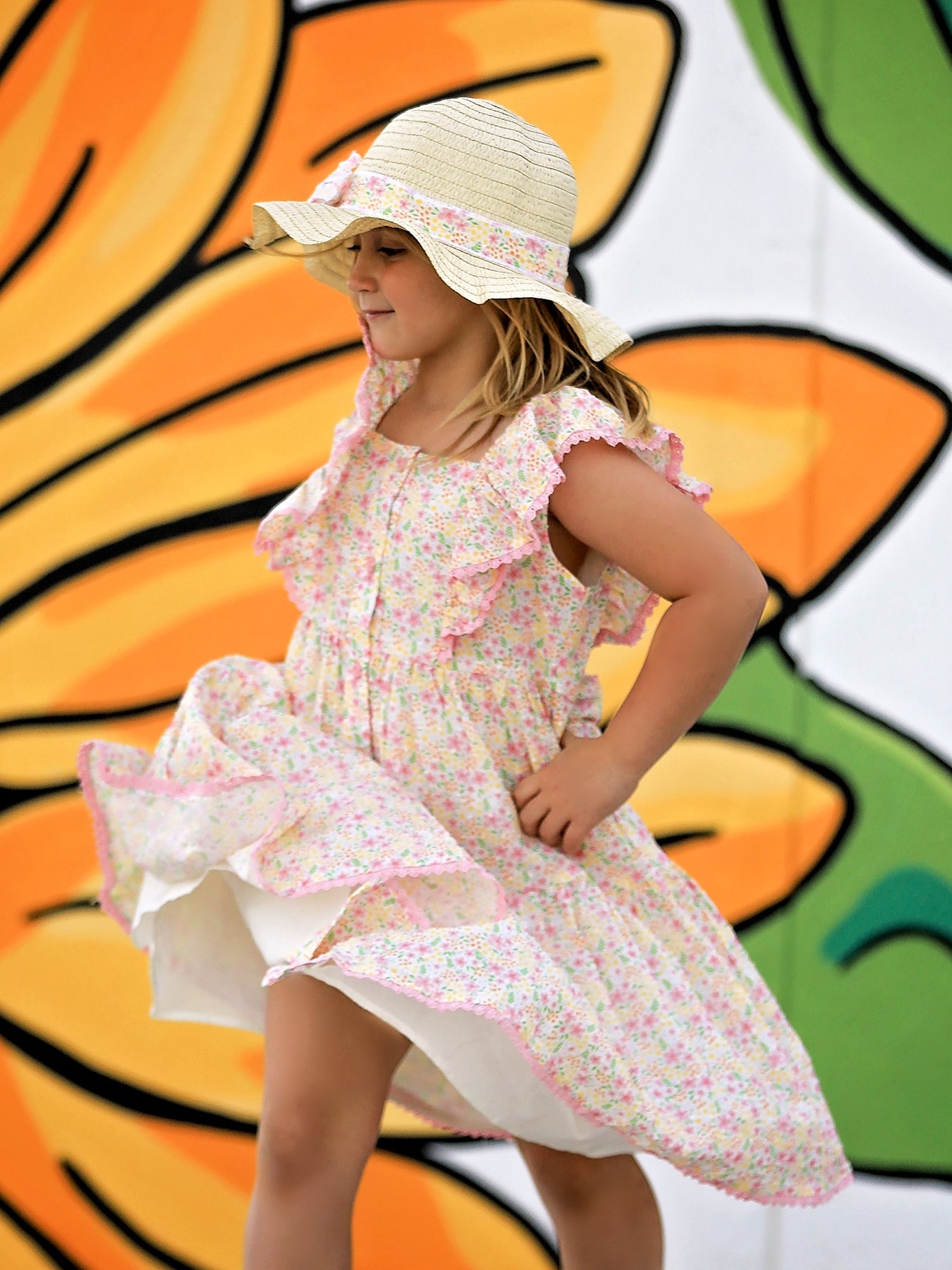 Ella Dress & Hat Set