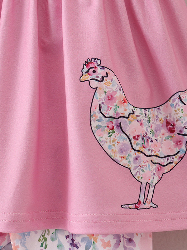 Kira - Farm Animals Bell Bottoms Outfit