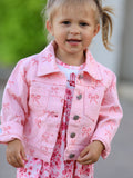 Riley - Girl's Denim Bow Jacket