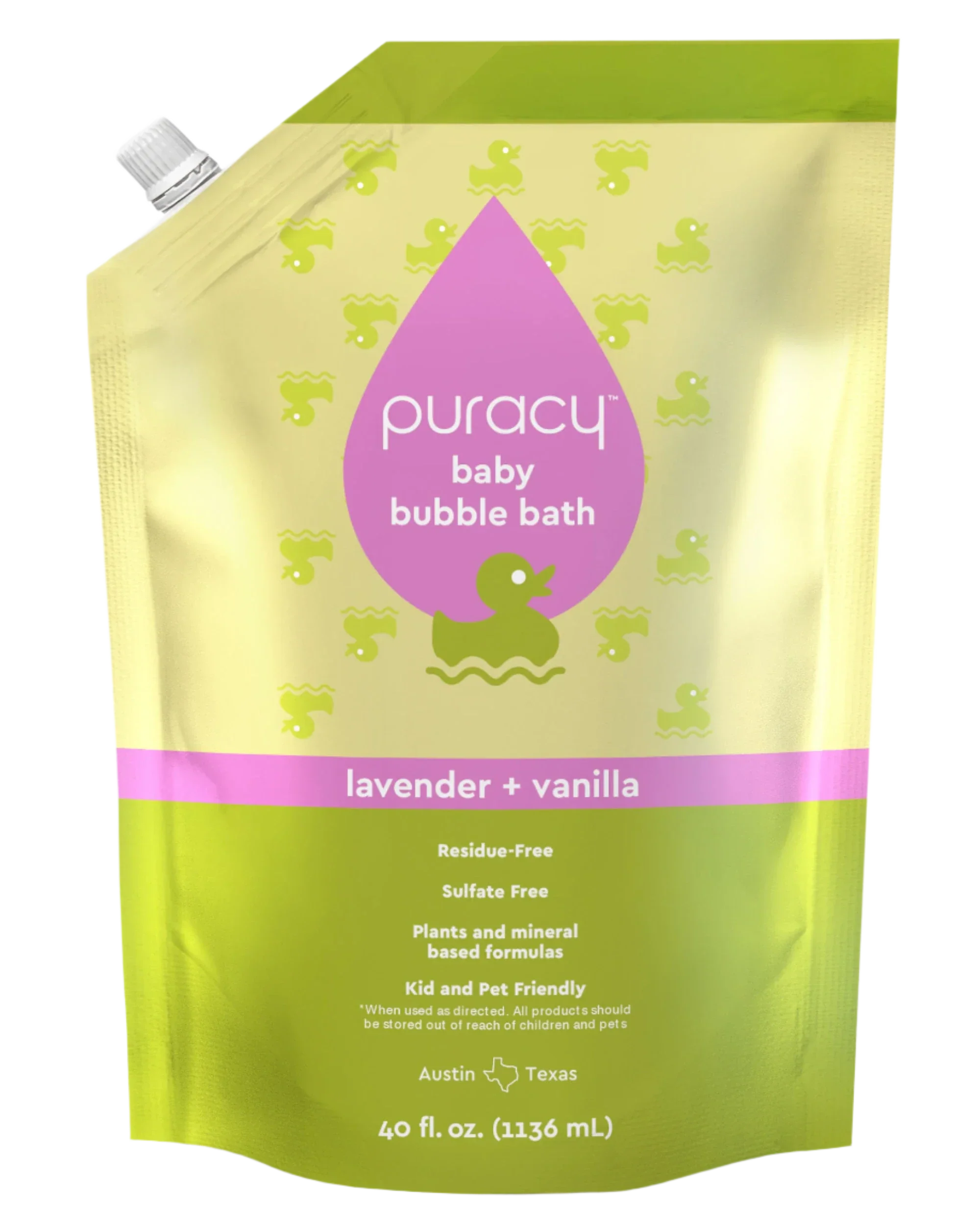 Puracy - Baby Bubble Bath (Hypoallergenic)