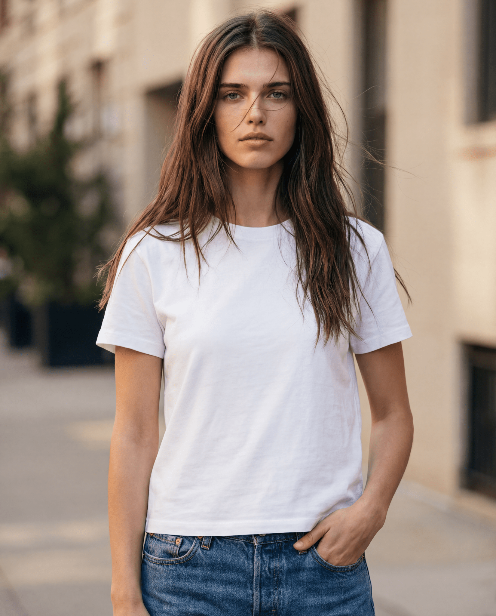 Jasmine - Boxy Everyday Essentials Tee