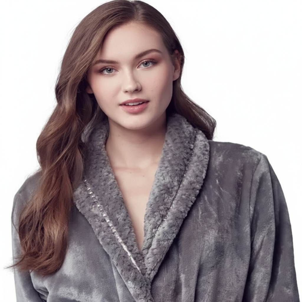 Bianca - Women's Ultra Soft Plush Bathrobe