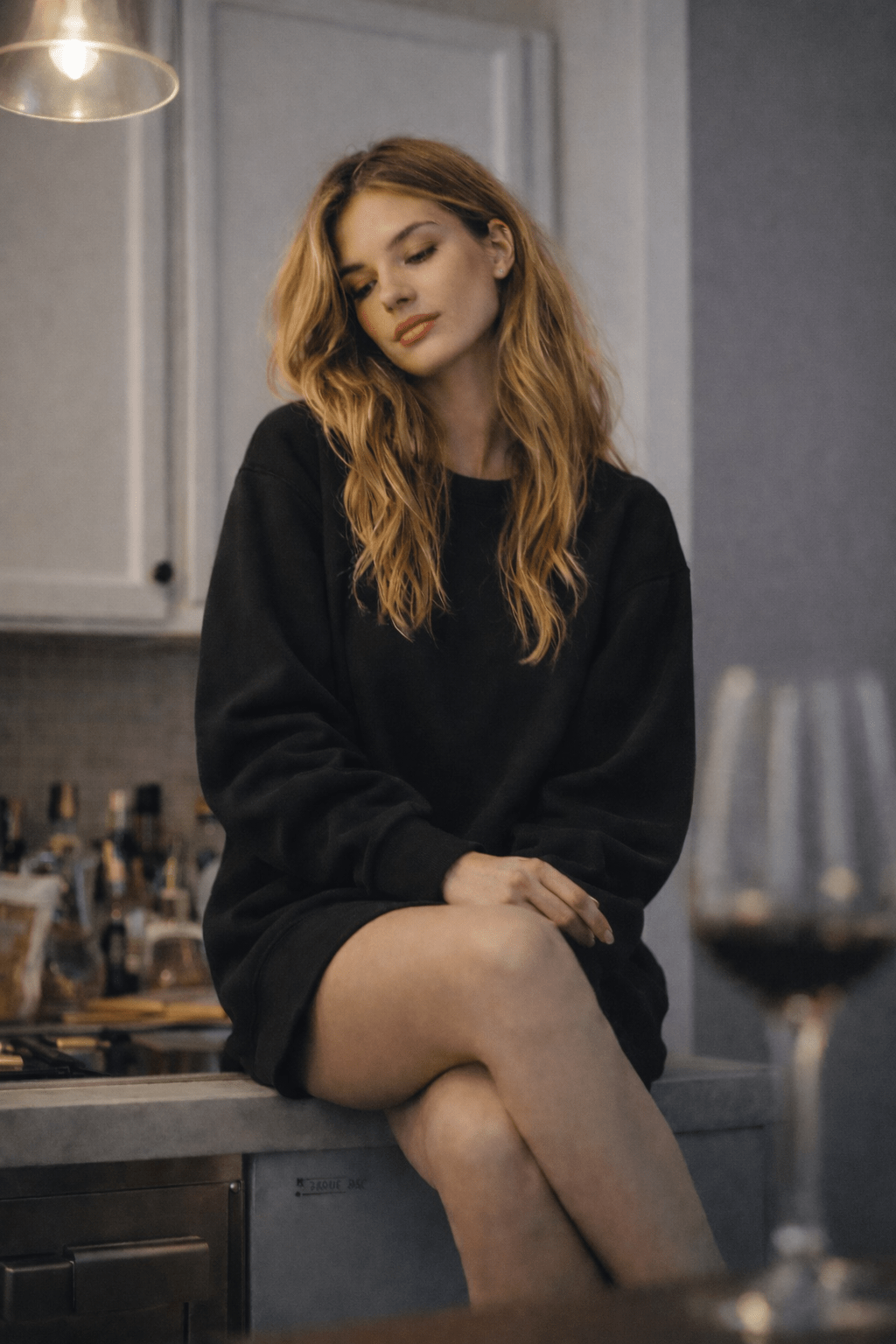 Dani - Oversized Crewneck