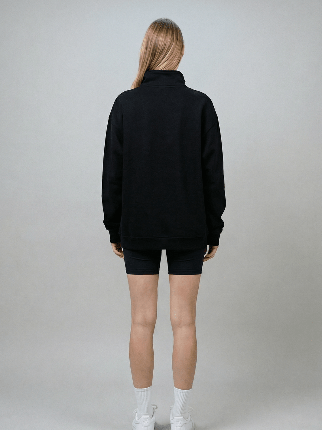 Sasha - Oversized Half-Zip Sweatshirt