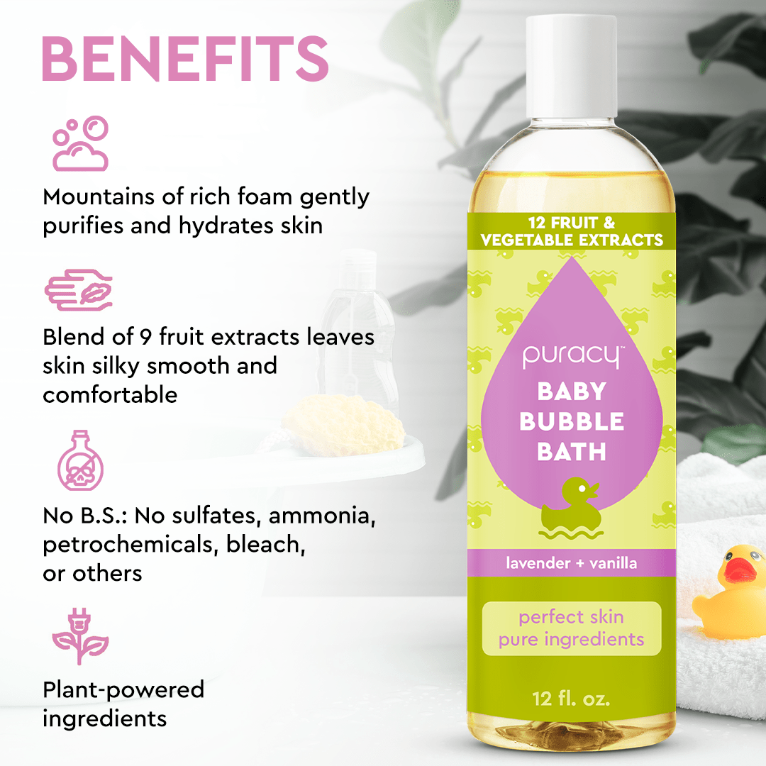 Puracy - Baby Bubble Bath (Hypoallergenic)