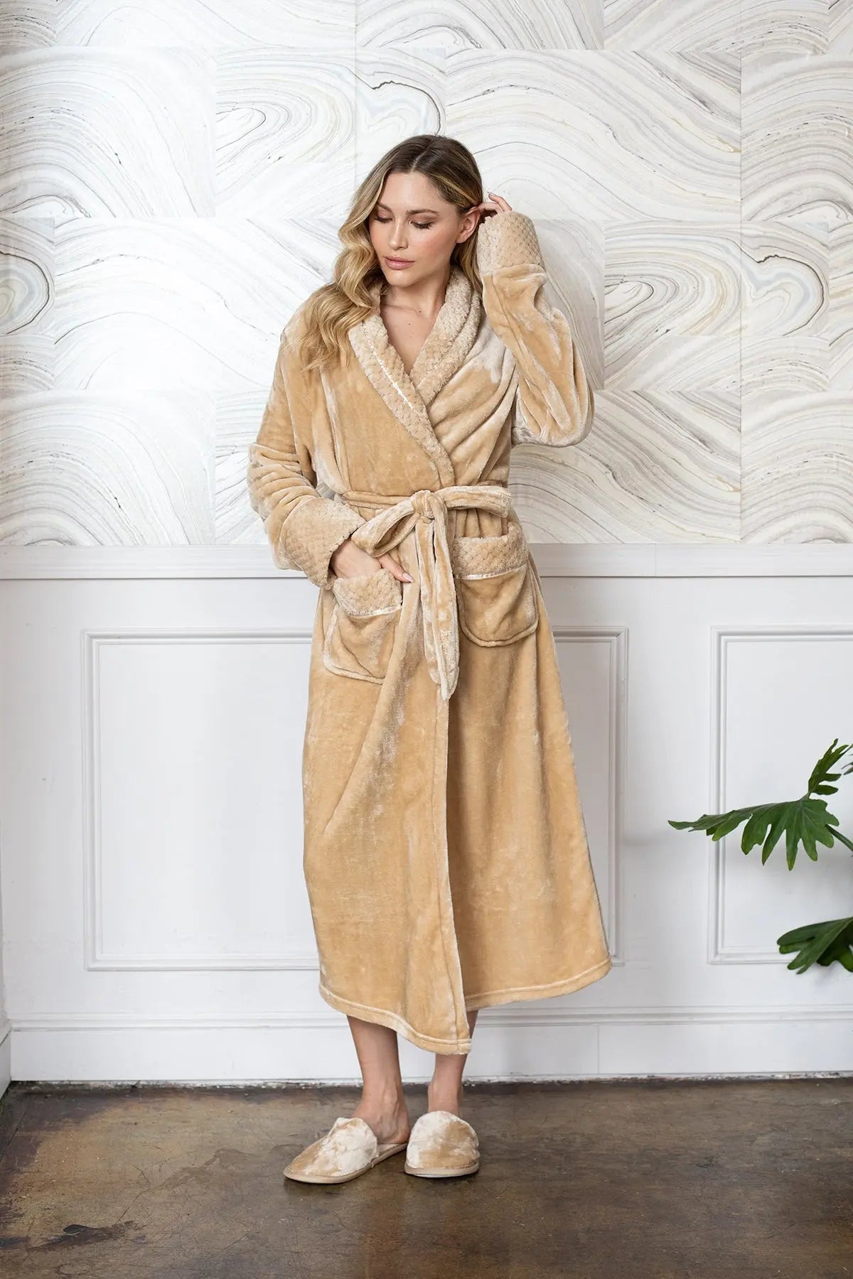 Bianca - Women's Ultra Soft Plush Bathrobe